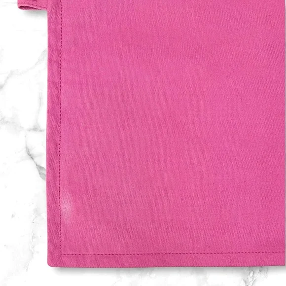 Hermès Paris Large Bora Bora Pink Cotton Canvas Flat Zip Pouch - Picture 14 of 14